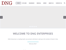 Tablet Screenshot of dngindia.com